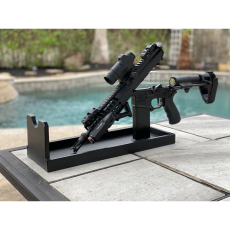 AR-15 Cleaning Station with parts tray