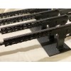 AR-15 4 post multi gun bench top stand with 7